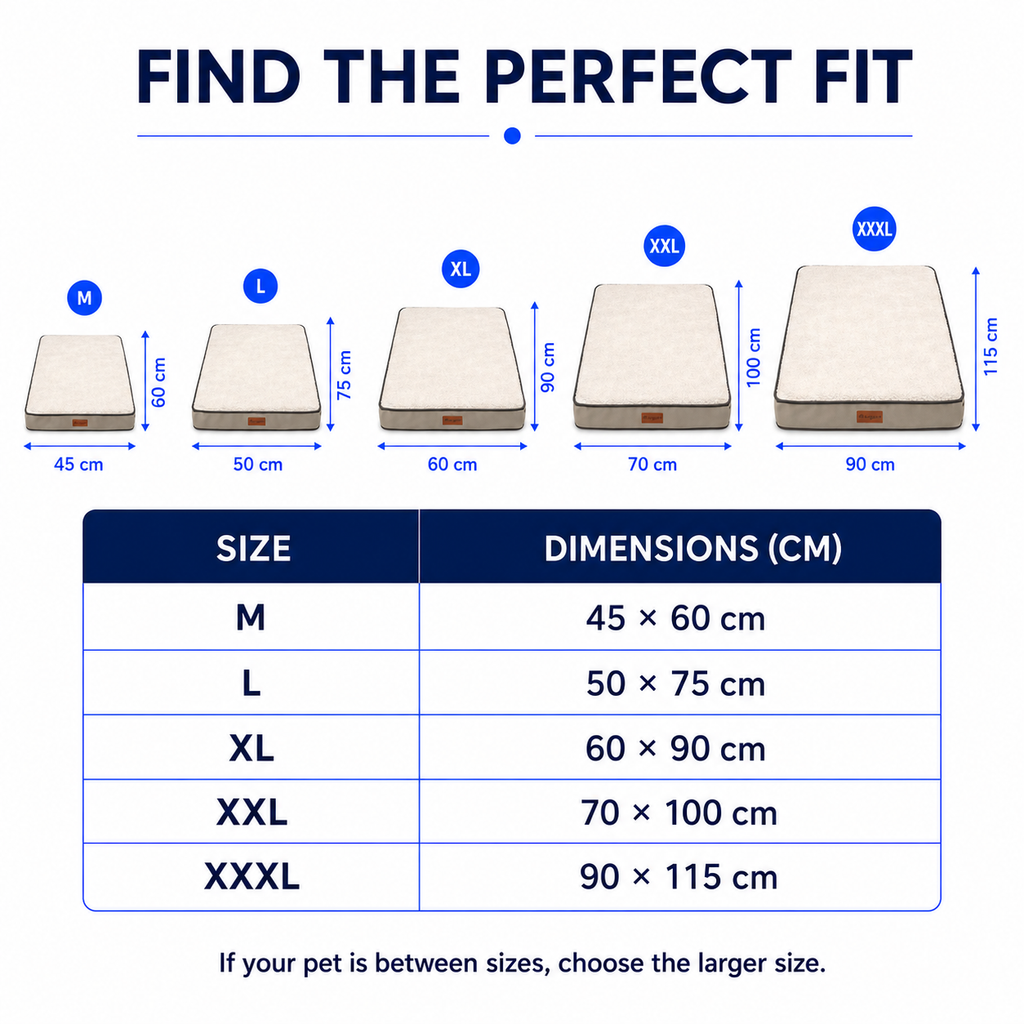 Orthopedic Memory Foam Pet Bed