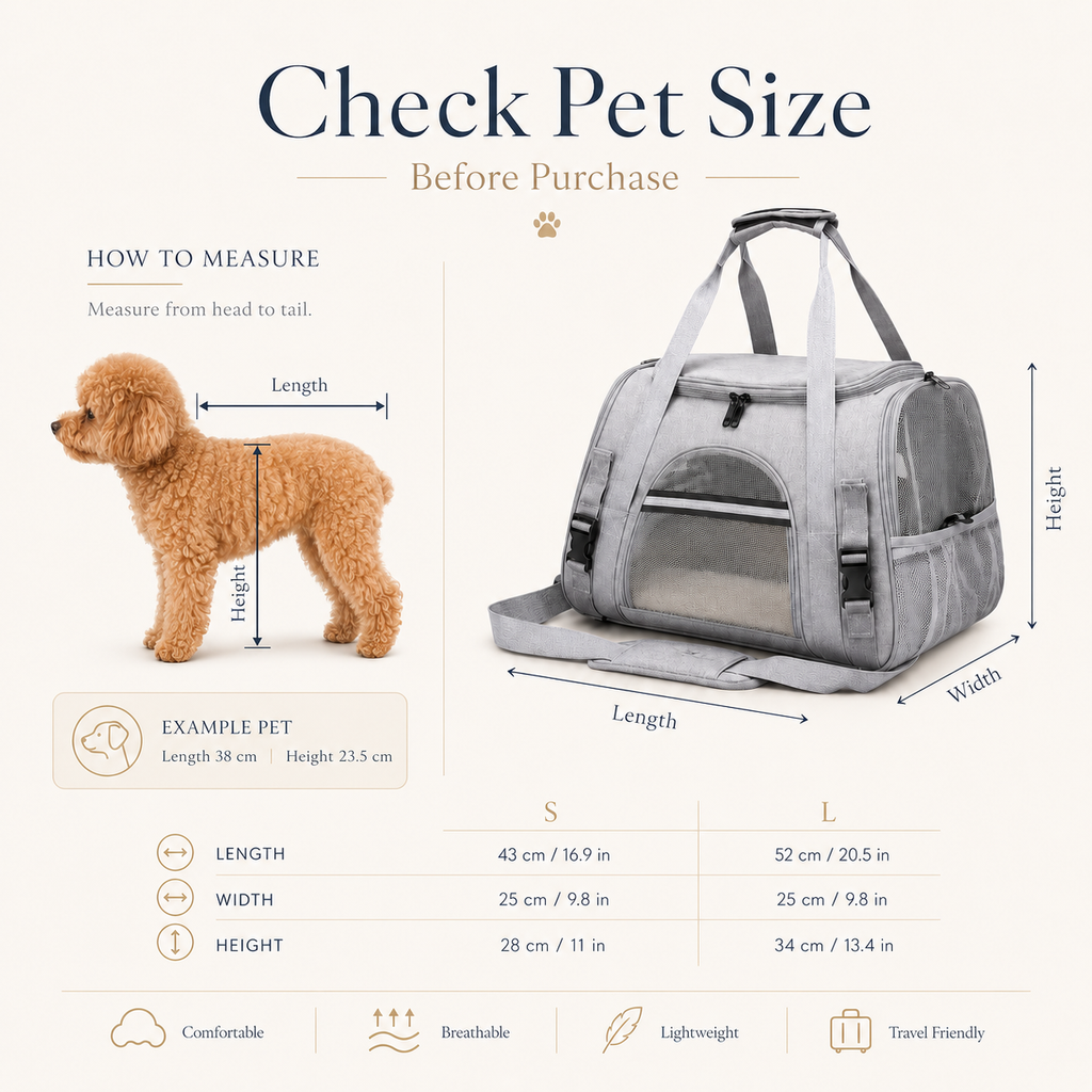 Portable Large-Capacity Breathable Cat Carrier