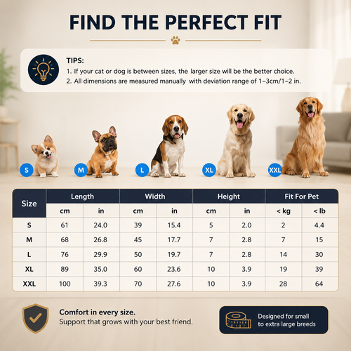 Orthopedic Memory Foam Pet Bed