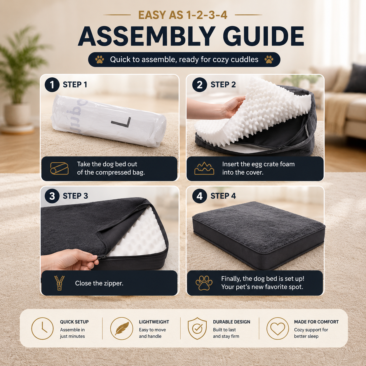 Orthopedic Pet Bed and Mattress