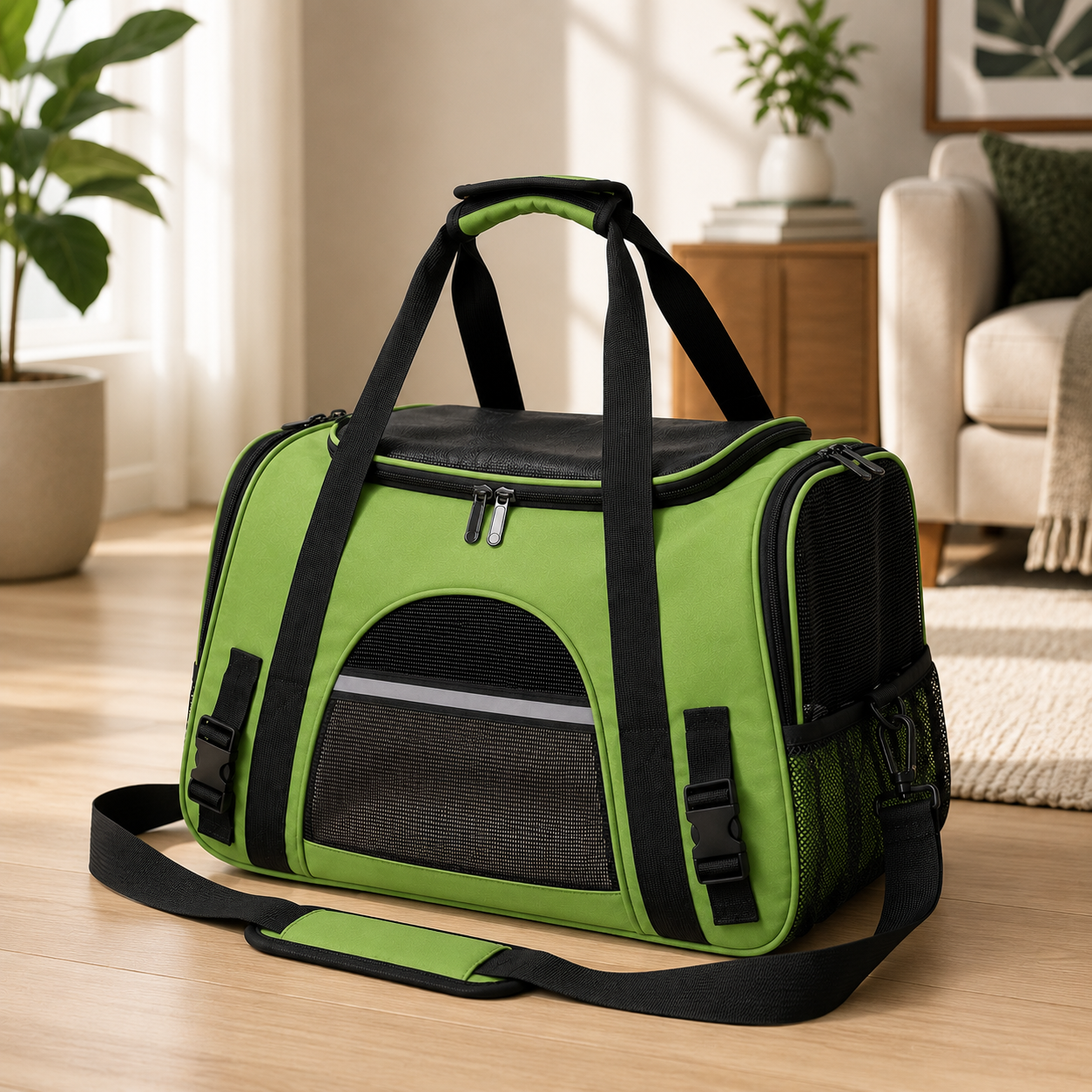 Portable Large-Capacity Breathable Cat Carrier