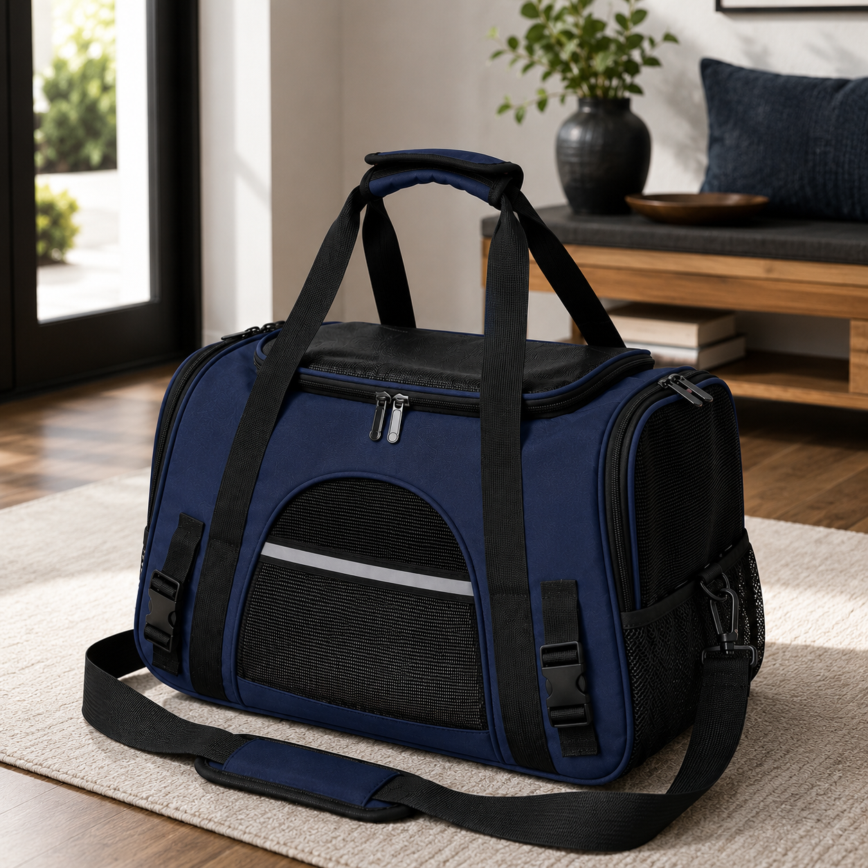 Portable Large-Capacity Breathable Cat Carrier
