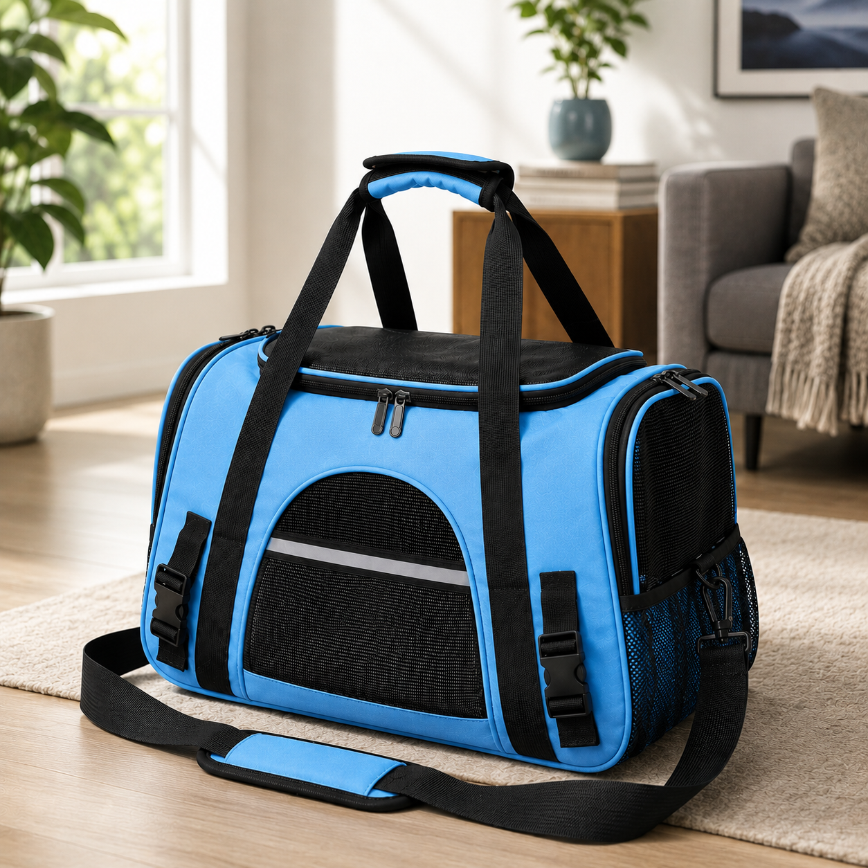 Portable Large-Capacity Breathable Cat Carrier