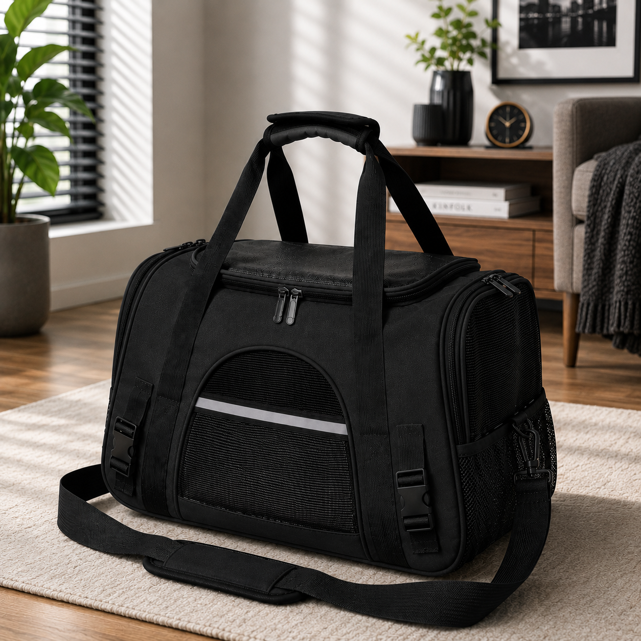 Portable Large-Capacity Breathable Cat Carrier