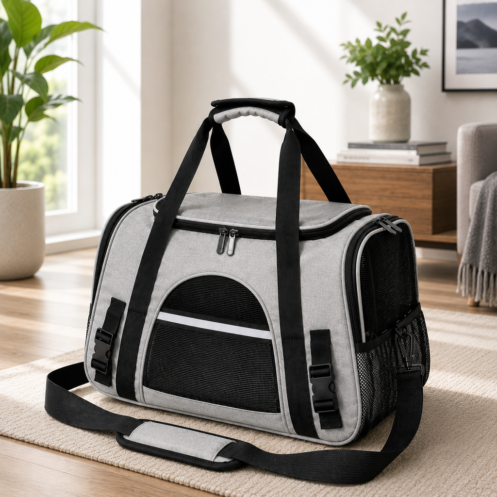 Portable Large-Capacity Breathable Cat Carrier
