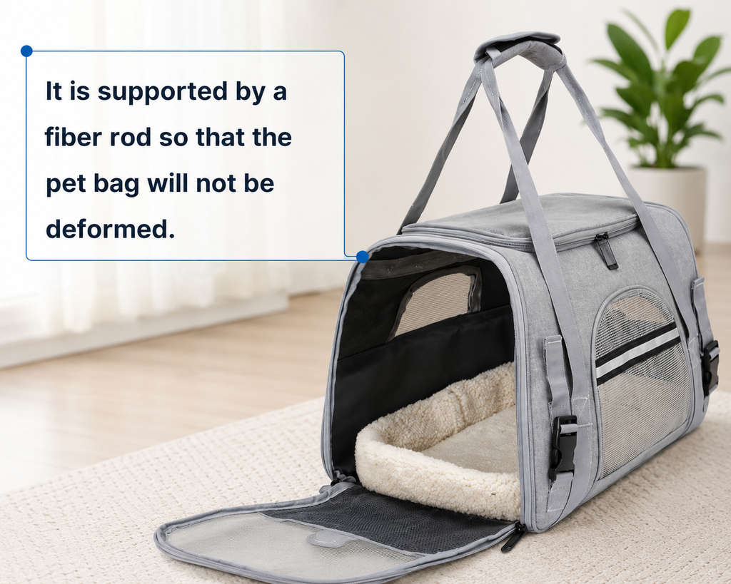 Portable Large-Capacity Breathable Cat Carrier