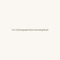 3-in-1 Rechargeable Steam Grooming Brush
