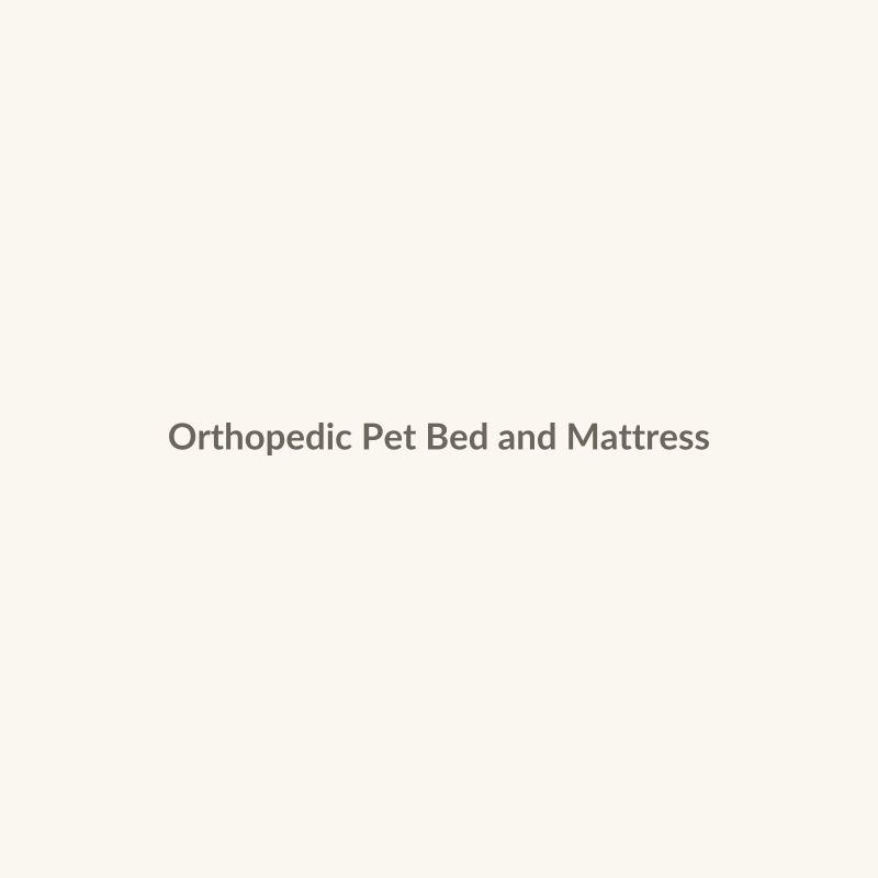 Orthopedic Pet Bed and Mattress