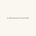 2L USB Automatic Pet Food Feeder