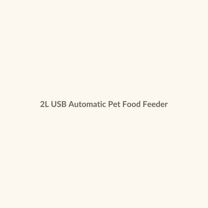2L USB Automatic Pet Food Feeder