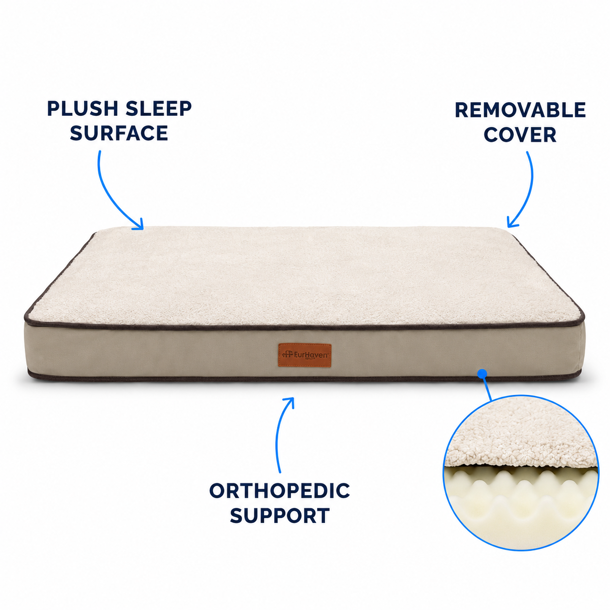 Orthopedic Memory Foam Pet Bed